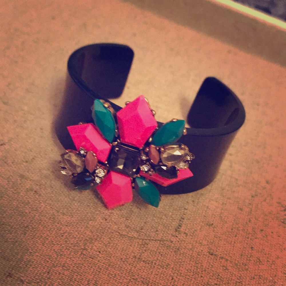 Navy and pink bracelet